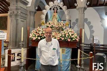 La Inmaculada Concepción, lista para la procesión de este miércoles en Jinámar/Francisco Javier Santana.